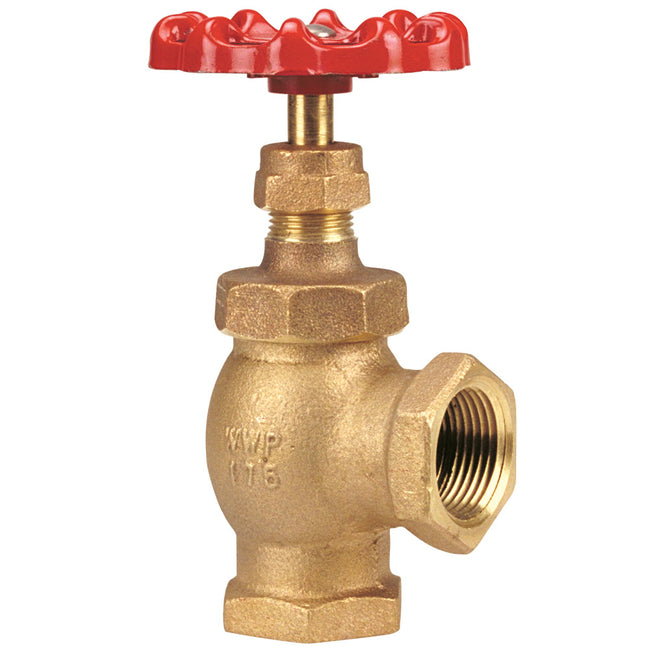 N546A1A - Screwed Angle Valve - 1", Bronze