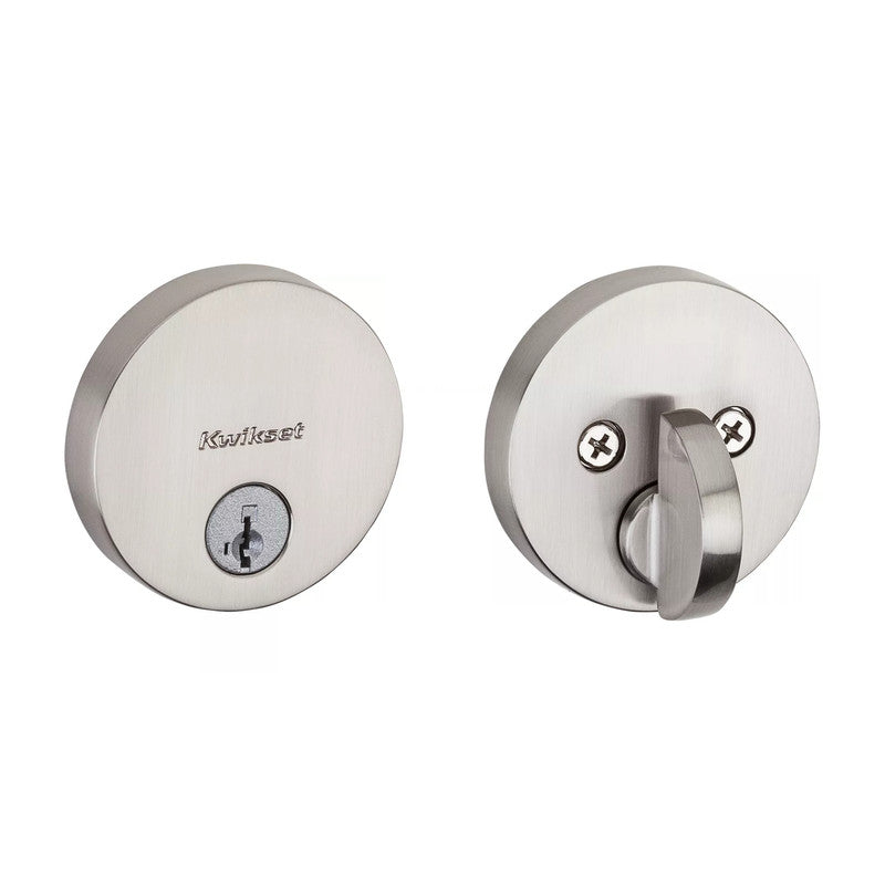 Kwikset 258RDT - Uptown Single Cylinder SmartKey Deadbolt