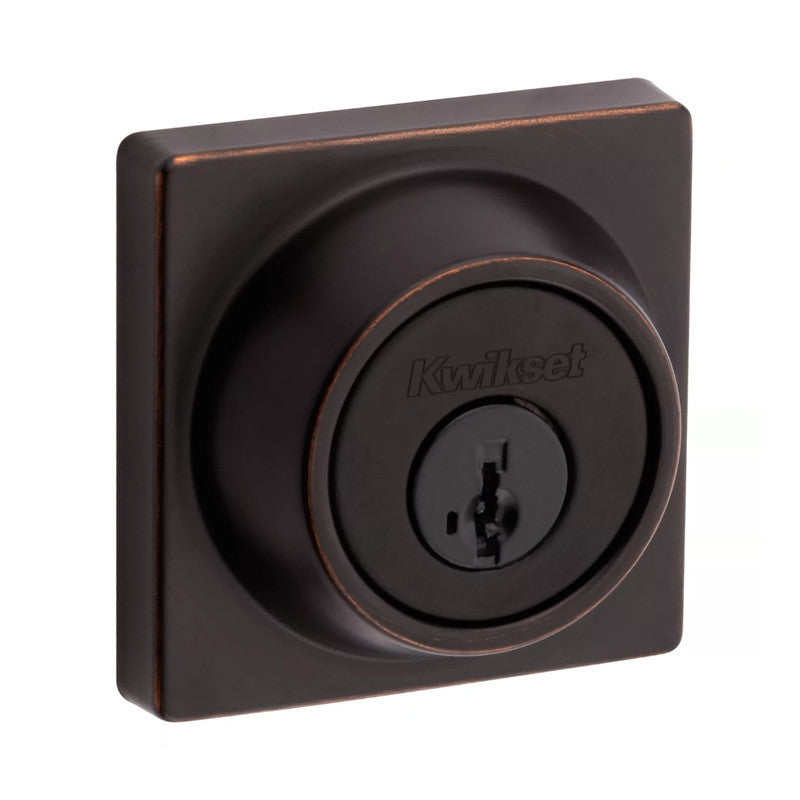 Kwikset 660SQT - Contemporary Square SmartKey Deadbolt