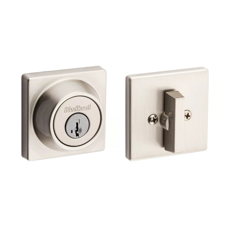 Kwikset 660SQT - Contemporary Square SmartKey Deadbolt