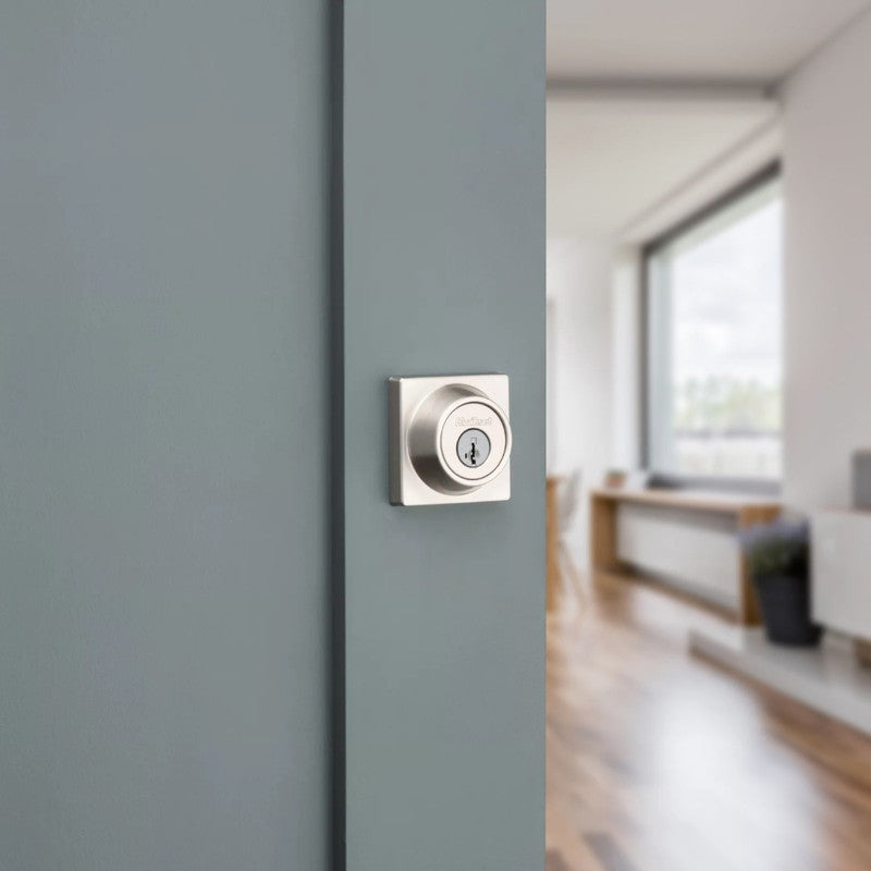 Kwikset 660SQT - Contemporary Square SmartKey Deadbolt