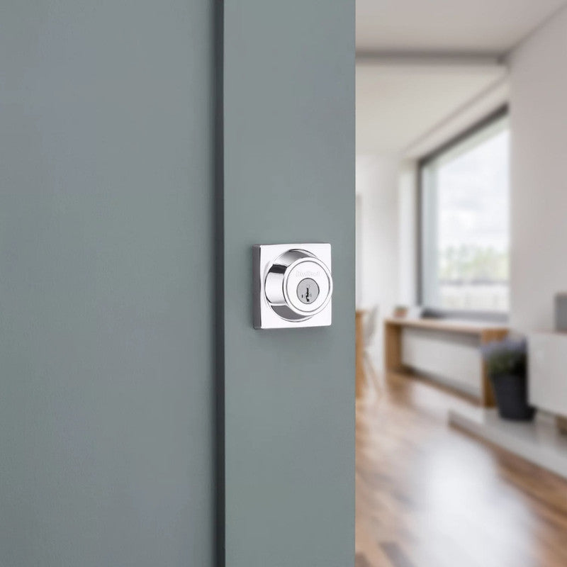 Kwikset 660SQT - Contemporary Square SmartKey Deadbolt