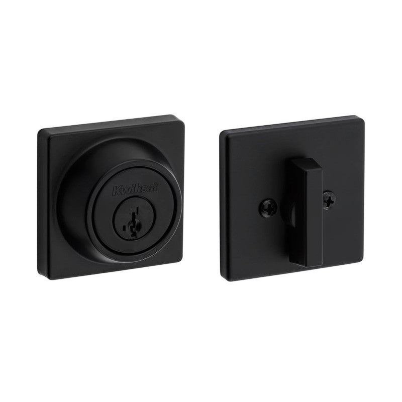 Kwikset 660SQT - Contemporary Square SmartKey Deadbolt