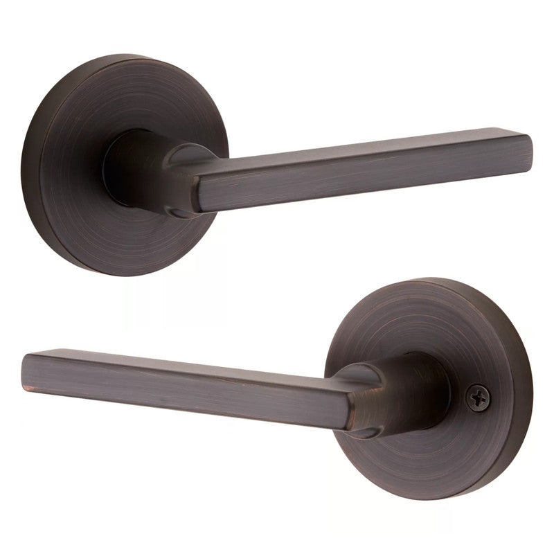 Kwikset Halifax Lever with Round Rose