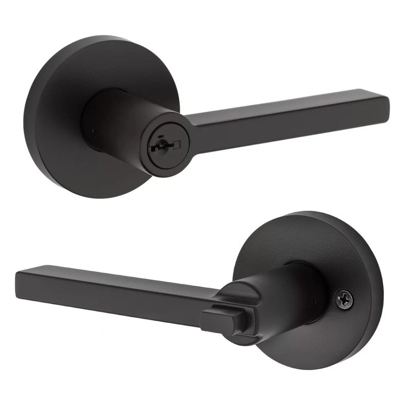 Kwikset Halifax Lever with Round Rose