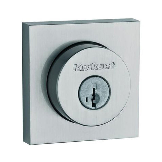 Kwikset 158SQT - Halifax Square Rose Deadbolt