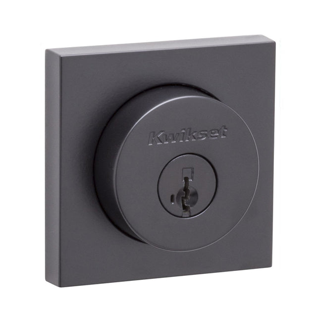 Kwikset 158SQT - Halifax Square Rose Deadbolt