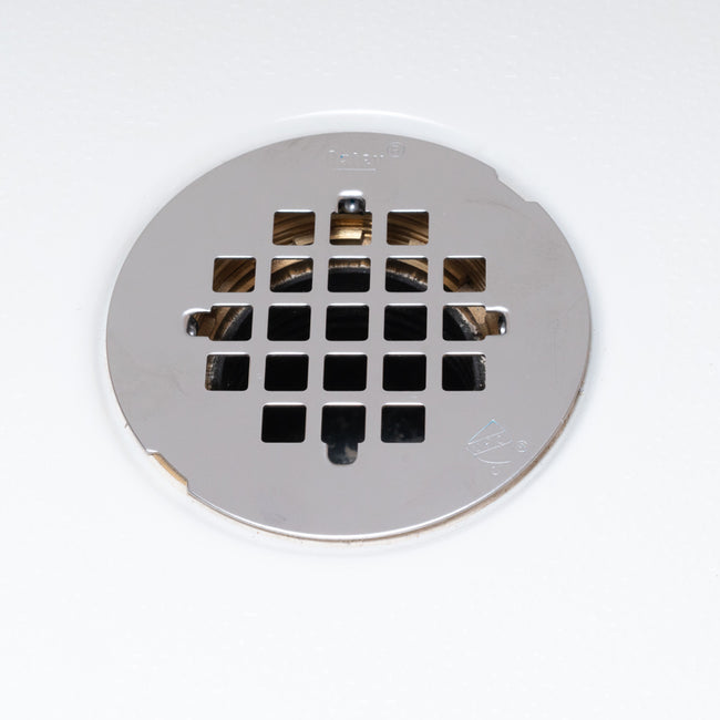 42093 - ABS Solvent Weld Shower Drain with Stainless Steel Strainer