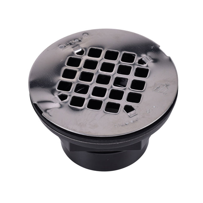 42093 - ABS Solvent Weld Shower Drain with Stainless Steel Strainer