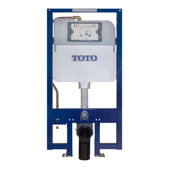 Toto WT172M - 1.28 GPF & .09 GPF DuoFit In-Wall Tank Unit for Wall-Hung Toilets with Copper Supply