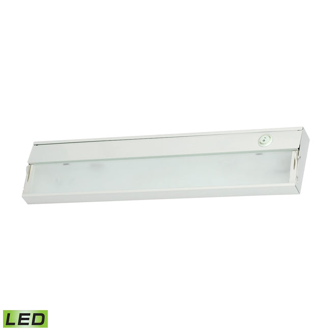 ELK Lighting LD017RSF-D - ZeeLED 5" Wide 2-Light Under-cabinet Light in White with Diffused Glass -