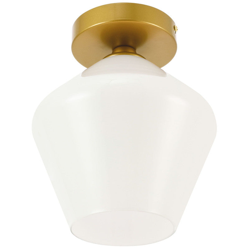 Elegant Lighting Gene 1 Light 8" Flush Mount
