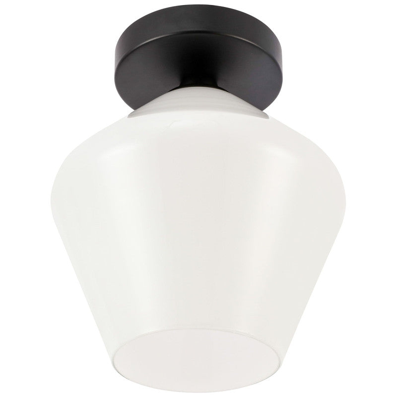 Elegant Lighting Gene 1 Light 8" Flush Mount