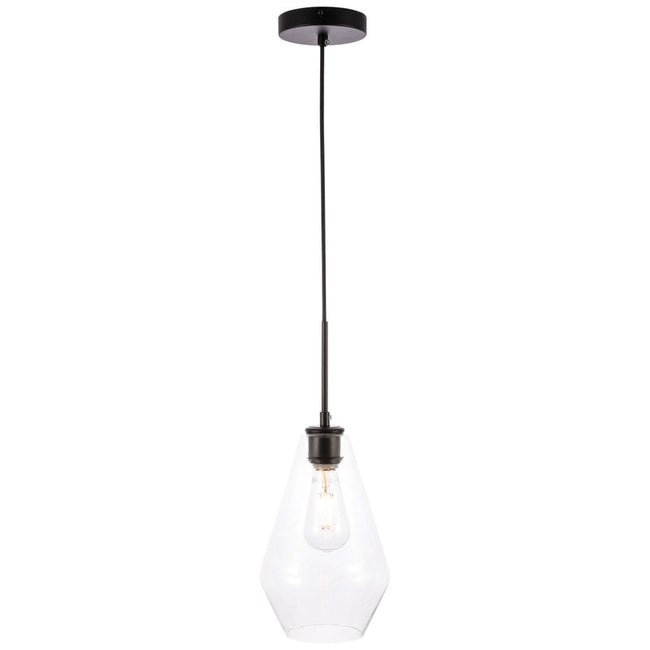 Elegant Lighting Gene 1 Light 7" Pendant