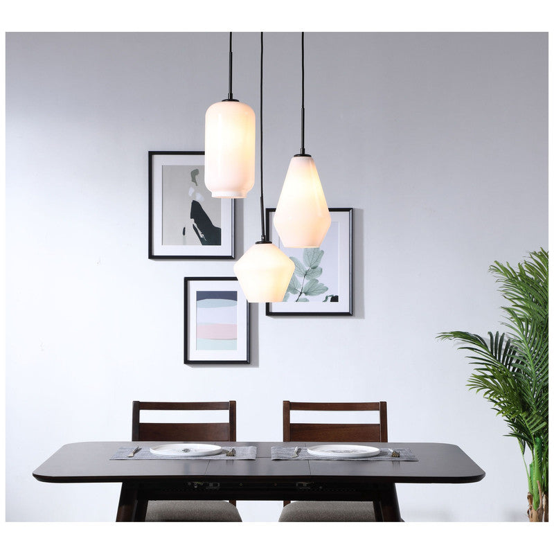 Elegant Lighting Gene 3 Light 17" Pendant