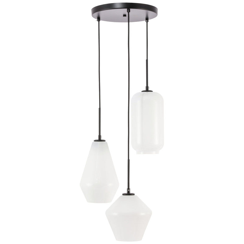 Elegant Lighting Gene 3 Light 17" Pendant