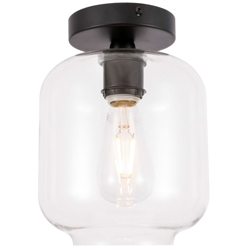 Elegant Lighting Collier 1 Light 7" Flush Mount