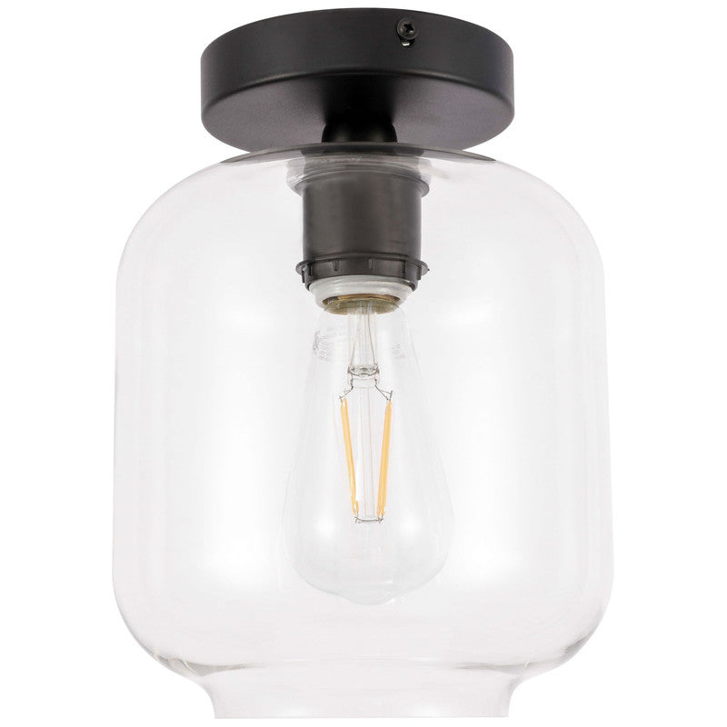 Elegant Lighting Collier 1 Light 7" Flush Mount