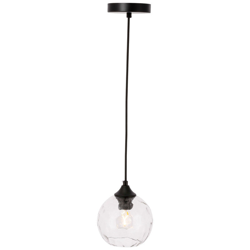 Elegant Lighting Cashel 1 Light Plug-In Pendant