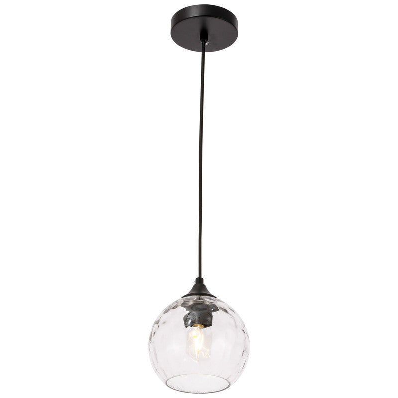 Elegant Lighting Cashel 1 Light Plug-In Pendant