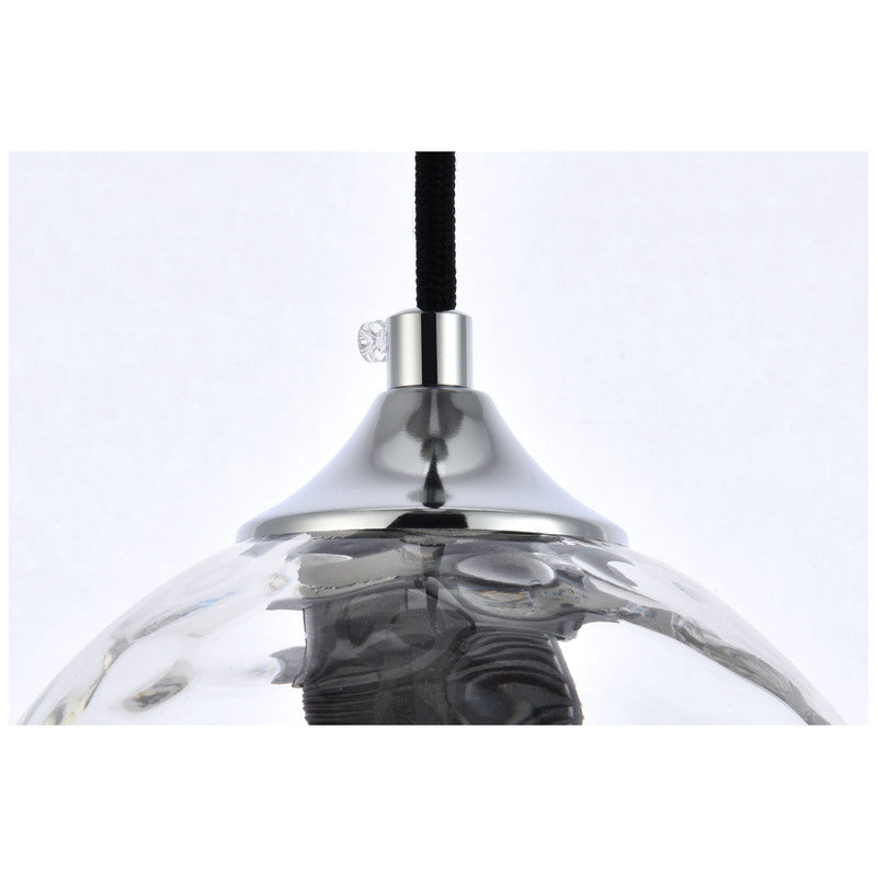 Elegant Lighting Cashel 1 Light Plug-In Pendant