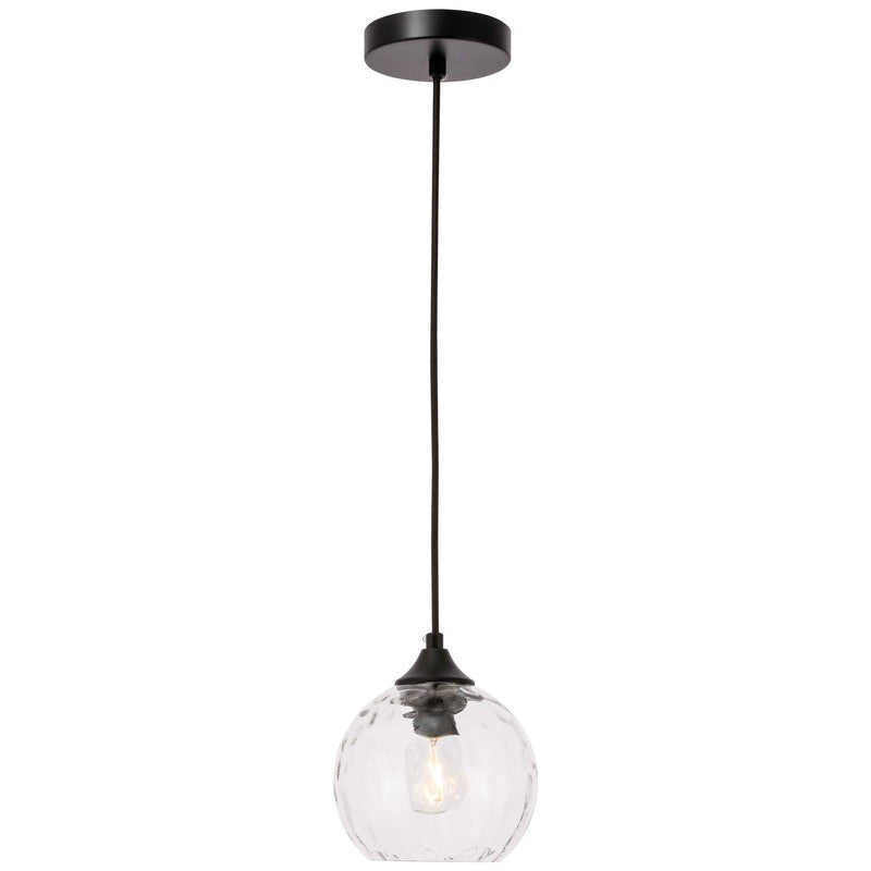 Elegant Lighting Cashel 1 Light Plug-In Pendant