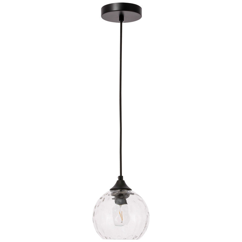 Elegant Lighting Cashel 1 Light Plug-In Pendant