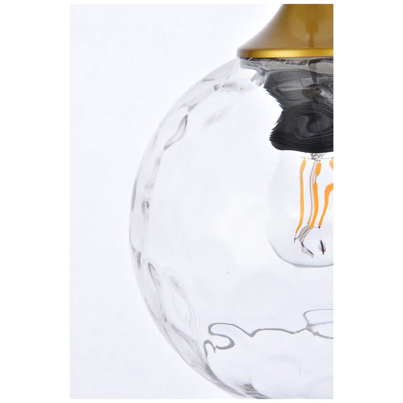 Elegant Lighting Cashel 1 Light Plug-In Pendant