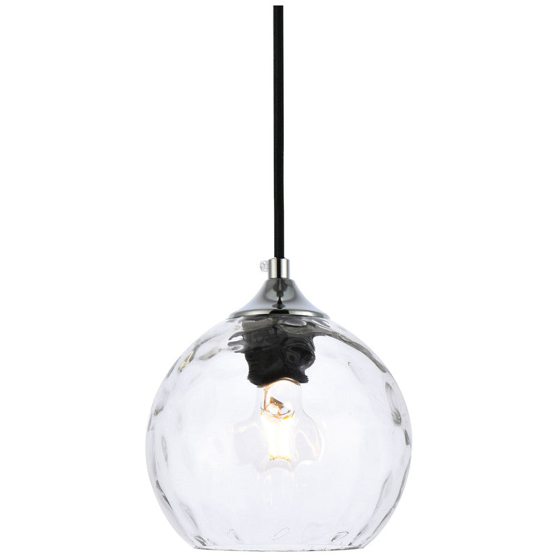 Elegant Lighting Cashel 1 Light Plug-In Pendant