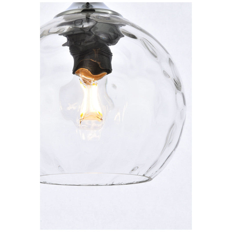 Elegant Lighting Cashel 1 Light Plug-In Pendant