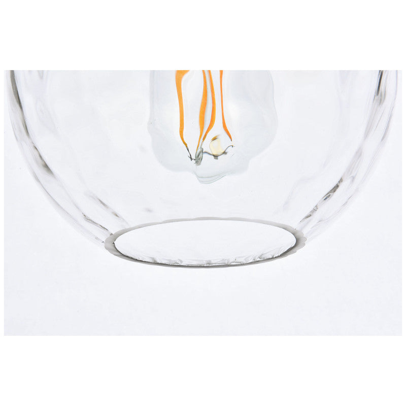 Elegant Lighting Cashel 1 Light 8" Pendant