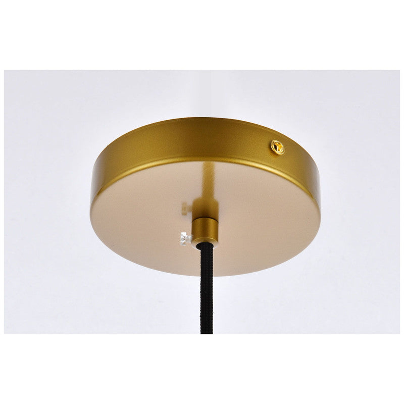 Elegant Lighting Cashel 1 Light 8" Pendant