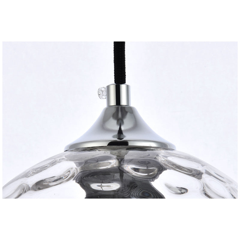 Elegant Lighting Cashel 1 Light 8" Pendant