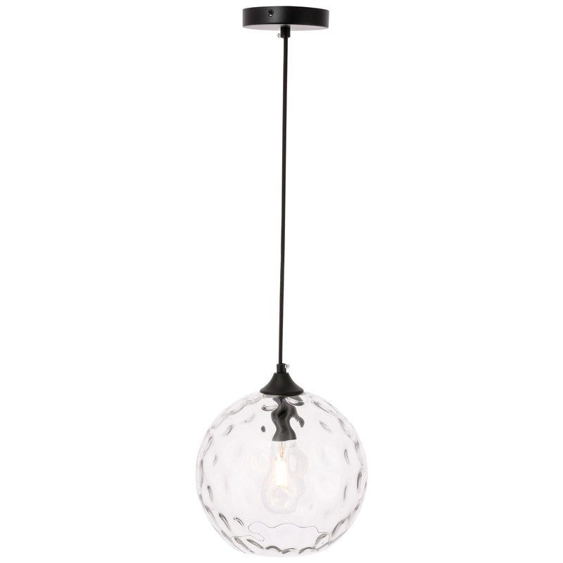 Elegant Lighting Cashel 1 Light 10" Pendant