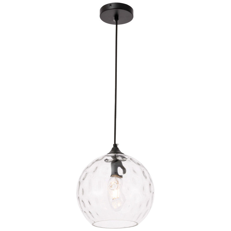 Elegant Lighting Cashel 1 Light 10" Pendant