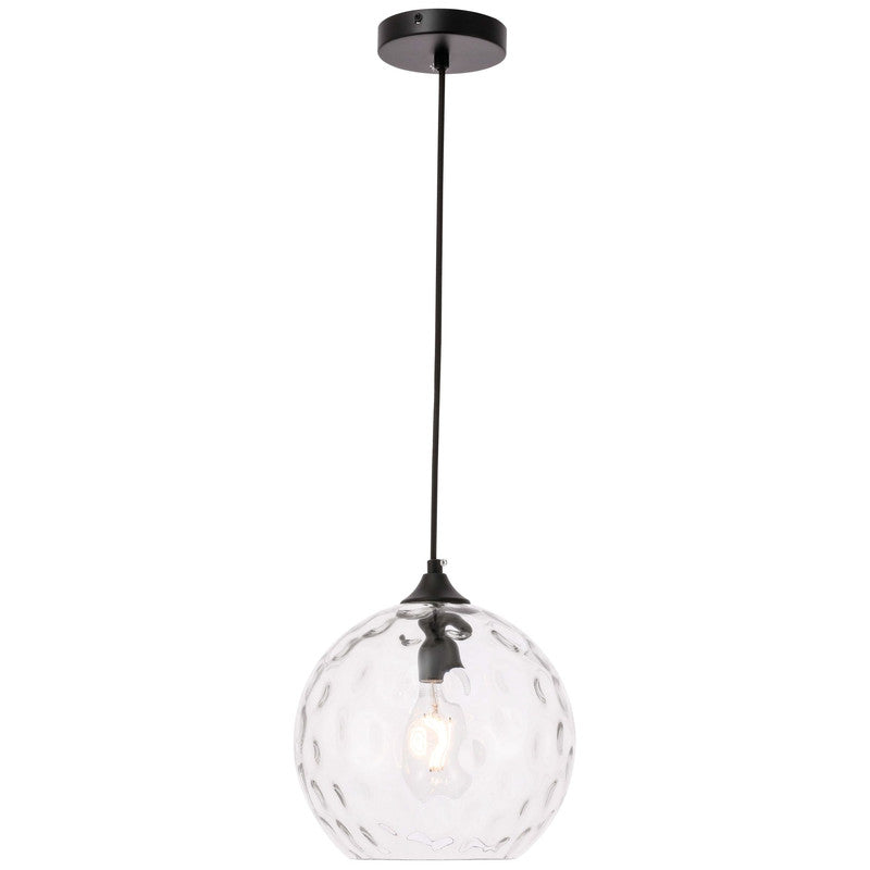 Elegant Lighting Cashel 1 Light 10" Pendant