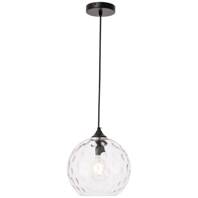 Elegant Lighting Cashel 1 Light 10" Pendant
