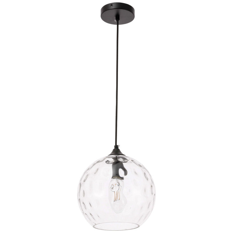 Elegant Lighting Cashel 1 Light 10" Pendant
