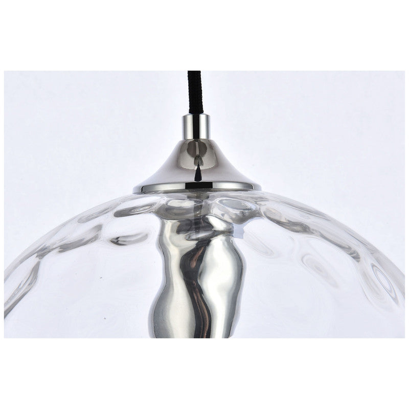 Elegant Lighting Cashel 1 Light 10" Pendant