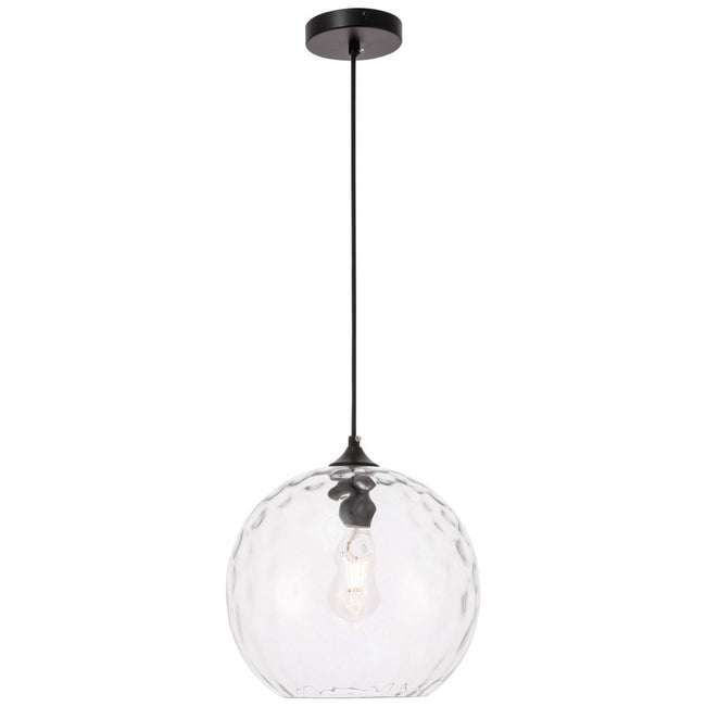 Elegant Lighting Gibson 1 Light 12" Pendant
