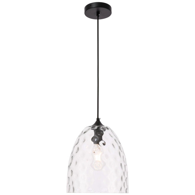 Elegant Lighting Gibson 1 Light 10" Pendant