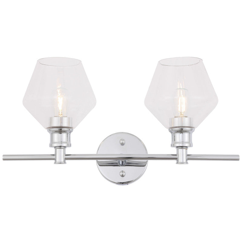Elegant Lighting Gene 2 Light 19" Vanity Light