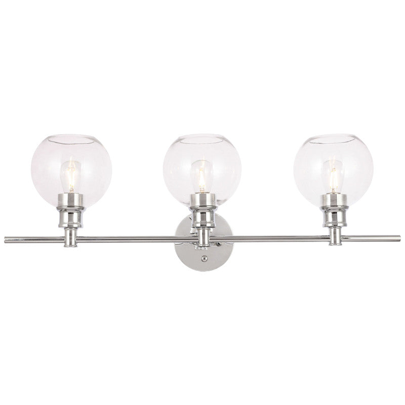 Elegant Lighting Collier 3 Light 28" Vanity Light