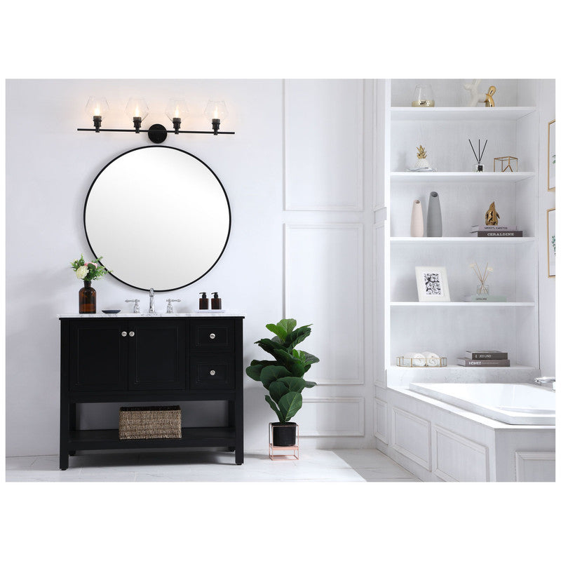 Elegant Lighting Gene 4 Light 38" Vanity Light