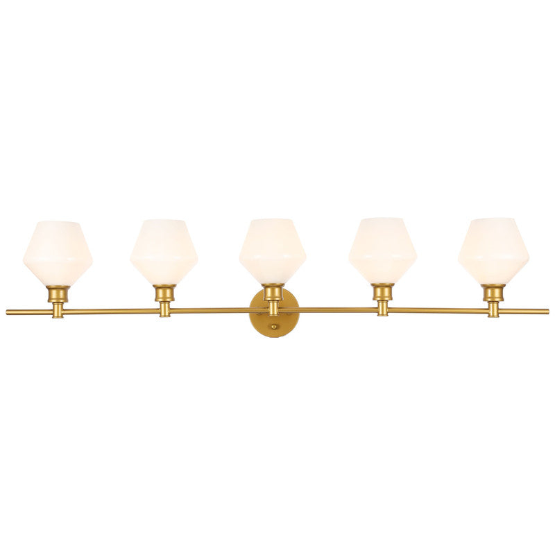 Elegant Lighting Gene 5 Light 47" Vanity Light
