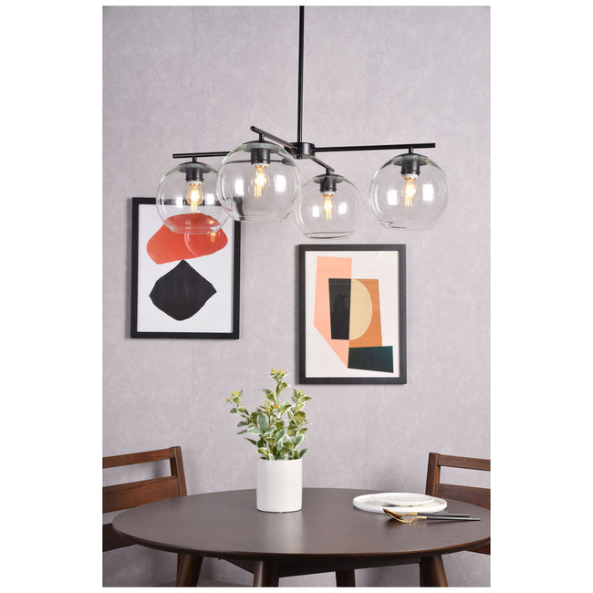 Elegant Lighting Opus 4 Light 31" Chandelier