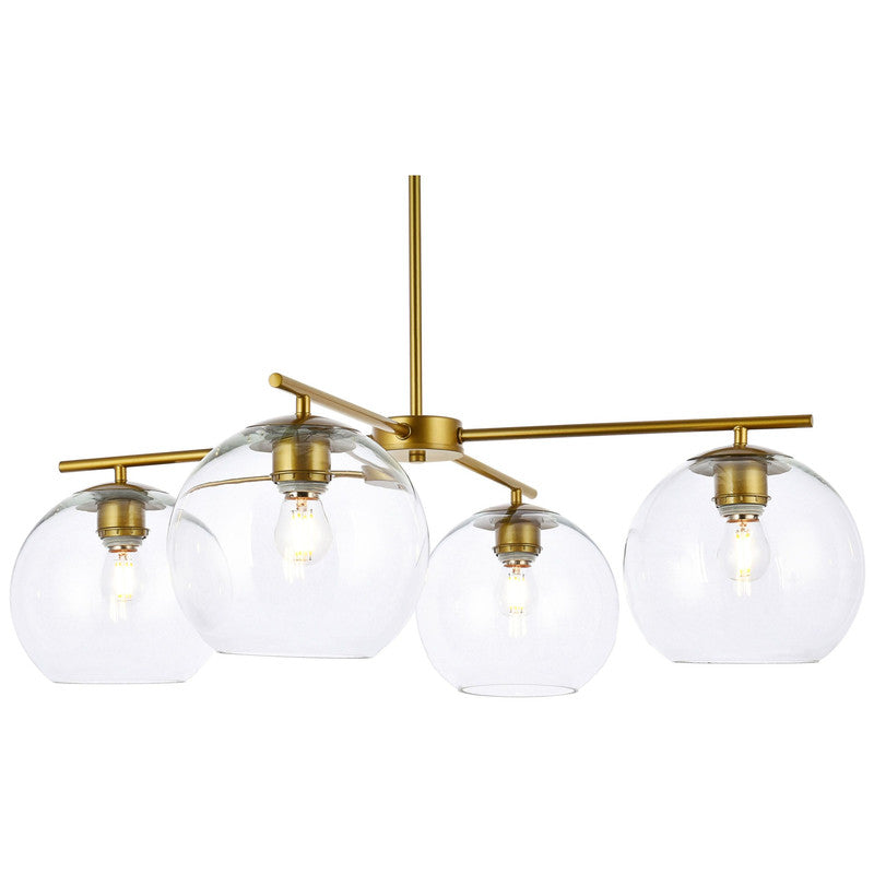 Elegant Lighting Opus 4 Light 31" Chandelier