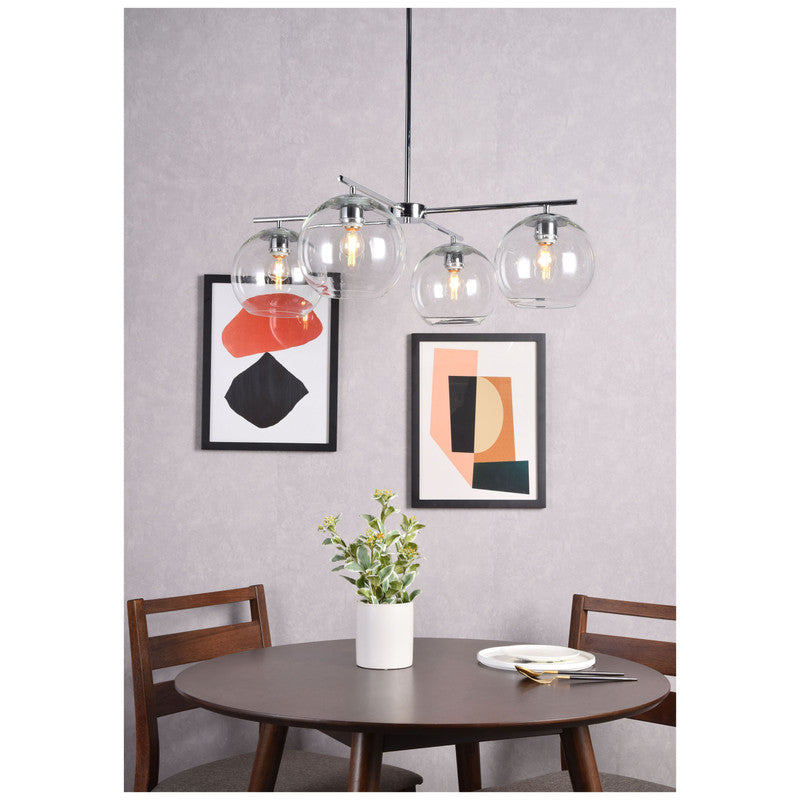Elegant Lighting Opus 4 Light 31" Chandelier