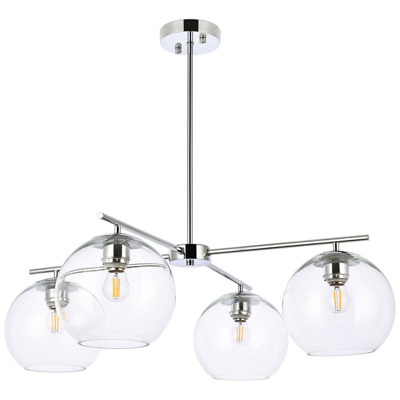 Elegant Lighting Opus 4 Light 31" Chandelier