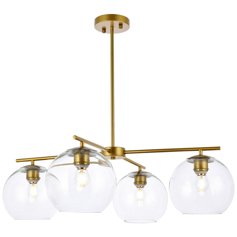 Elegant Lighting Opus 4 Light 31" Chandelier